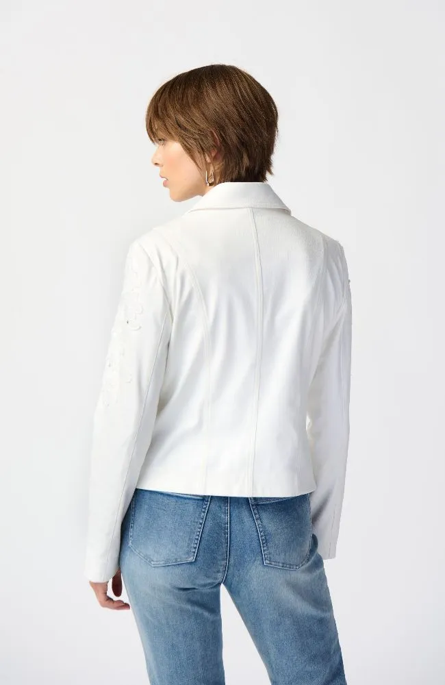 Studded Foiled Suede Jacket