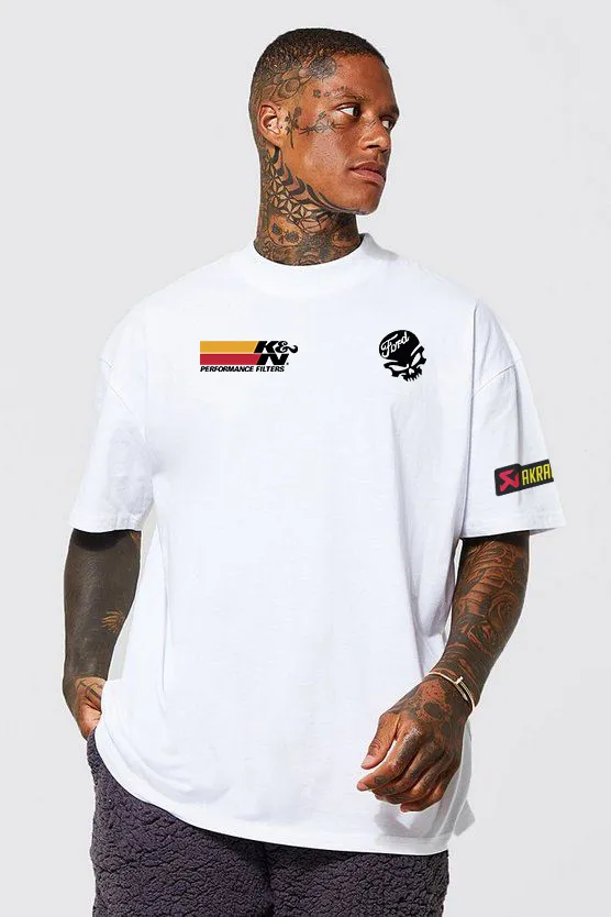 T-Shirt - Skull Mustang - Oversized