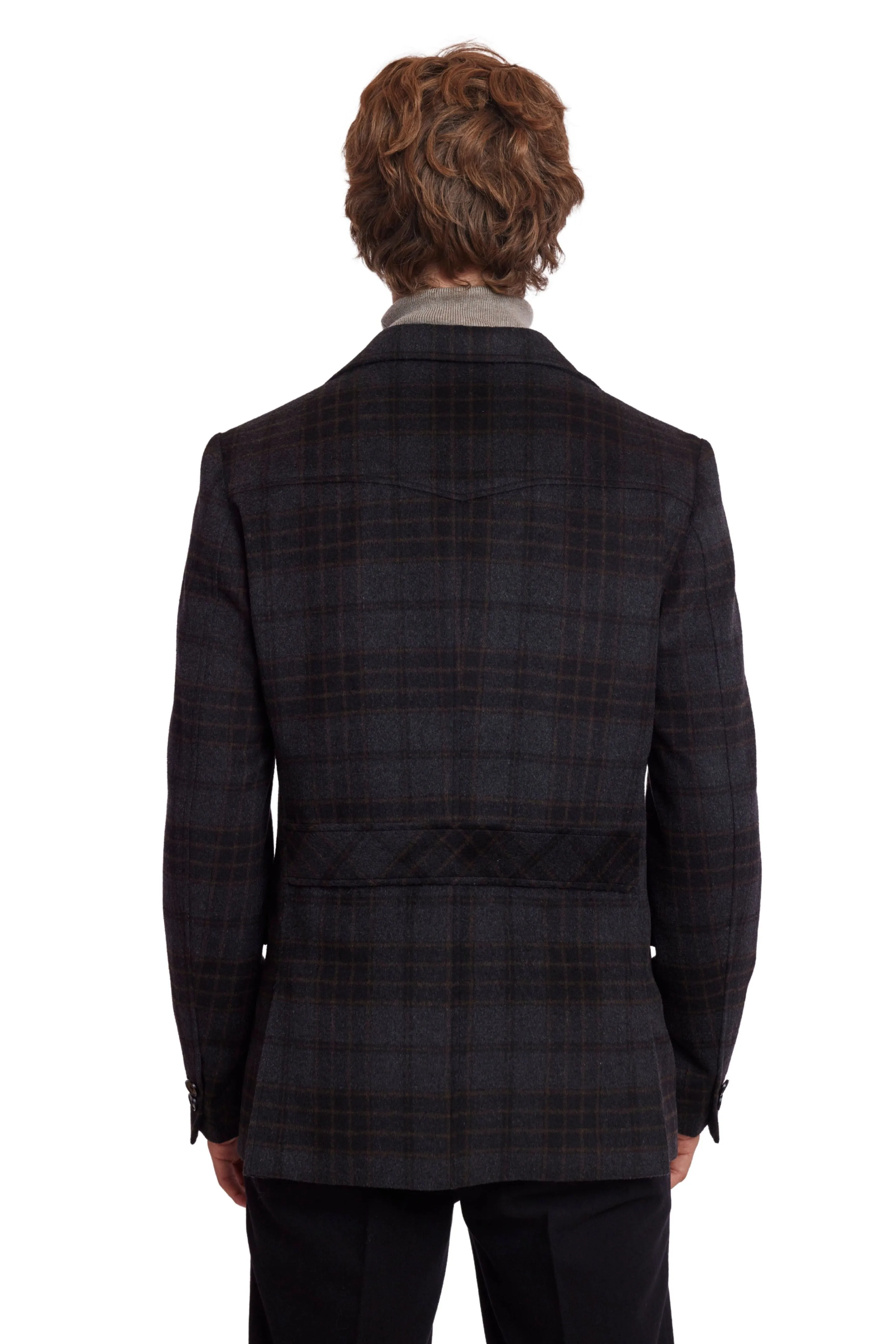 Utility Blazer - slim - Char Brown Soft Touch