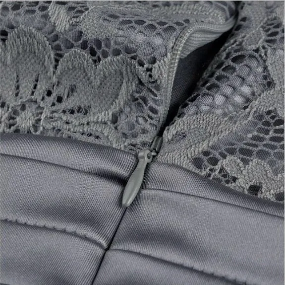 Vintage Elegant Lace Slim Wedding Long Dress