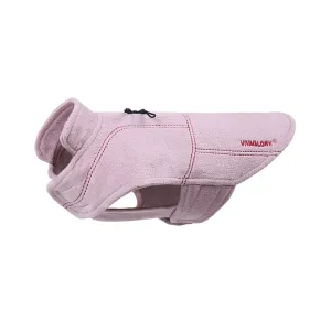 Vivaglory Fleece Vest Dog Cold Weather Sweater for Small Dogs, Adjustable Winter Warm Clothes with Two-Way Zipper Opening, Reflective Coats Pet Jacket for Puppies Small Medium Large Dogs