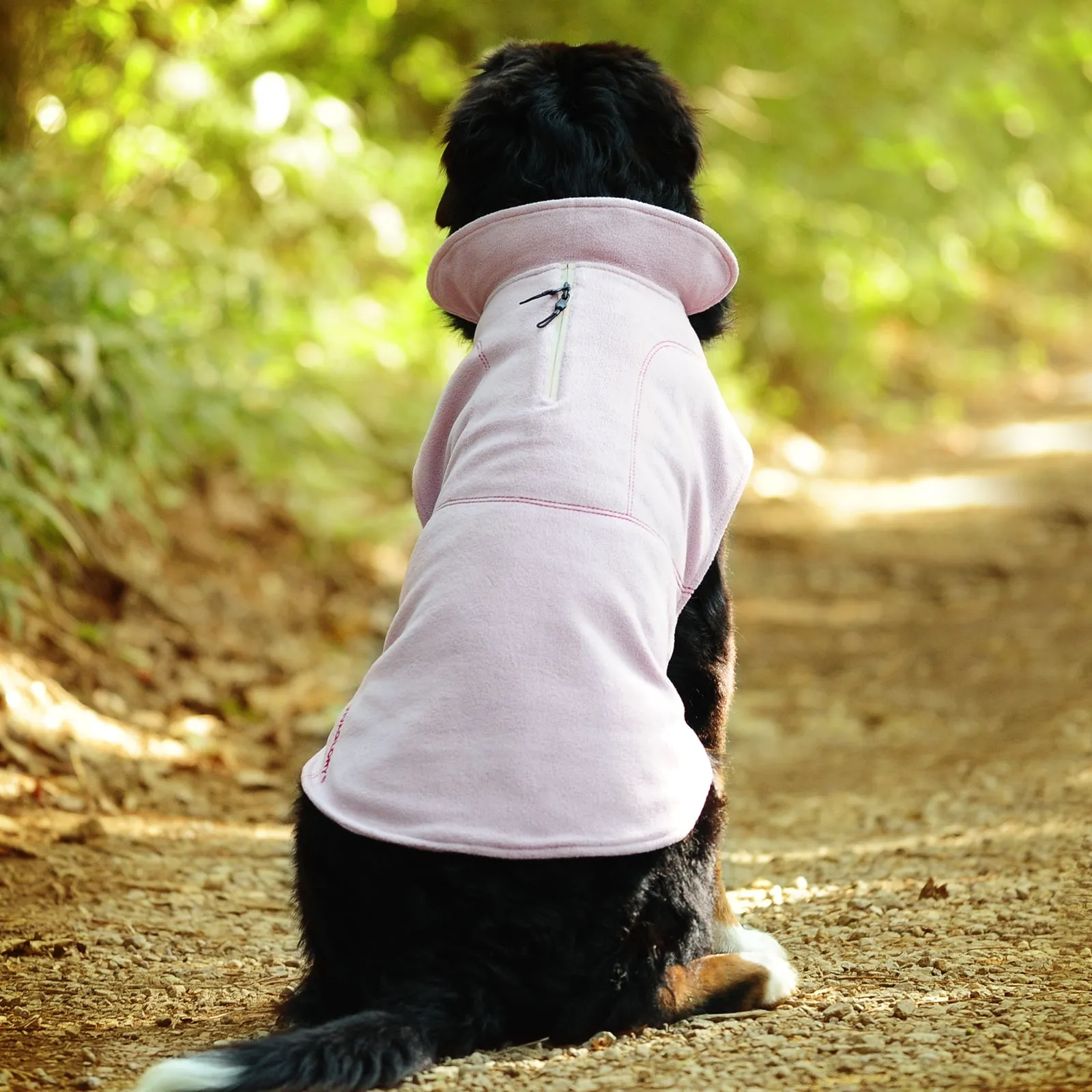 Vivaglory Fleece Vest Dog Cold Weather Sweater for Small Dogs, Adjustable Winter Warm Clothes with Two-Way Zipper Opening, Reflective Coats Pet Jacket for Puppies Small Medium Large Dogs