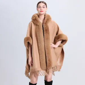 Warm Causel Women Wrap Cape Winter Coats