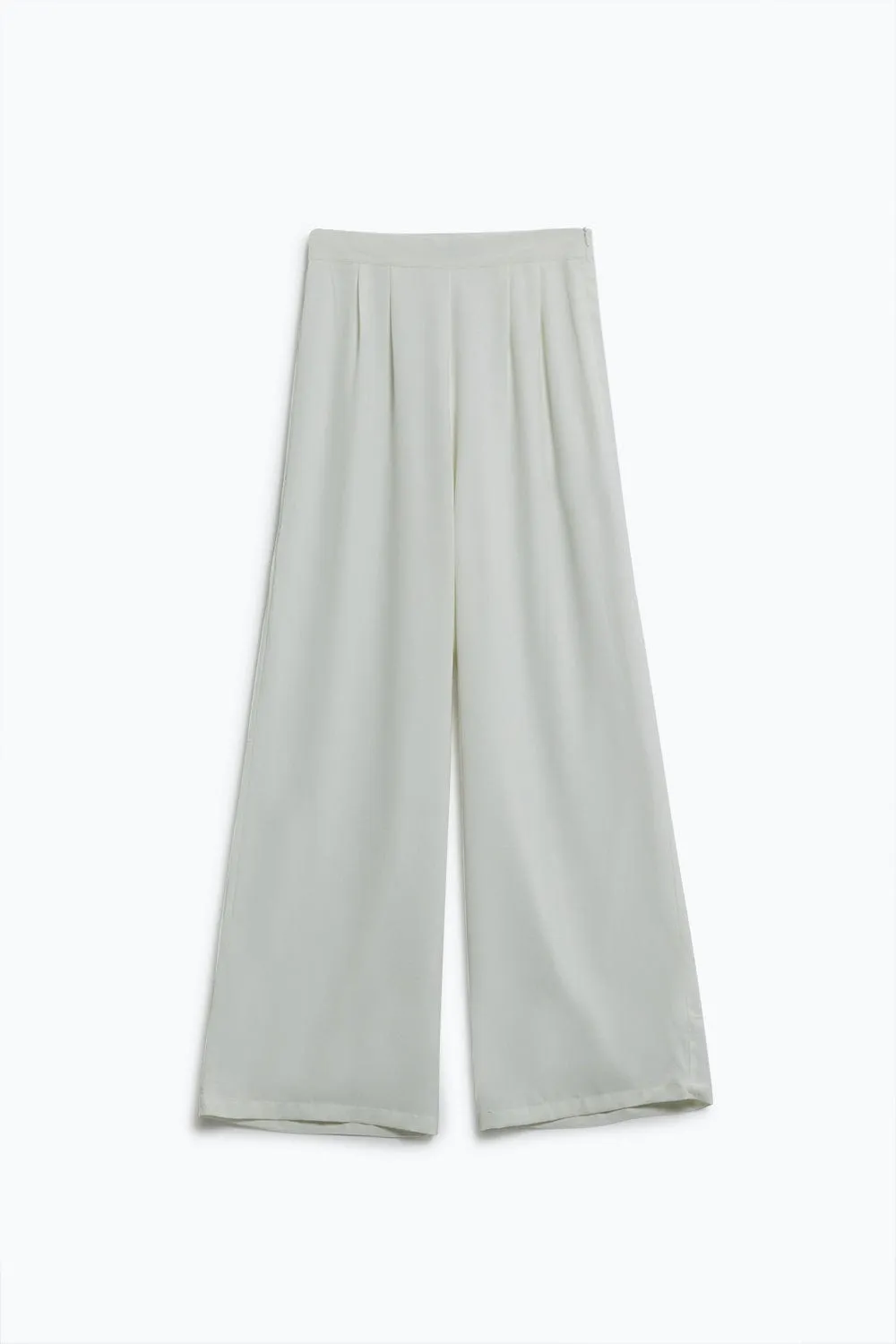 Wide Leg Pants In White