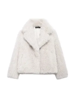 Winter Faux Fur Casual Jackets for Women