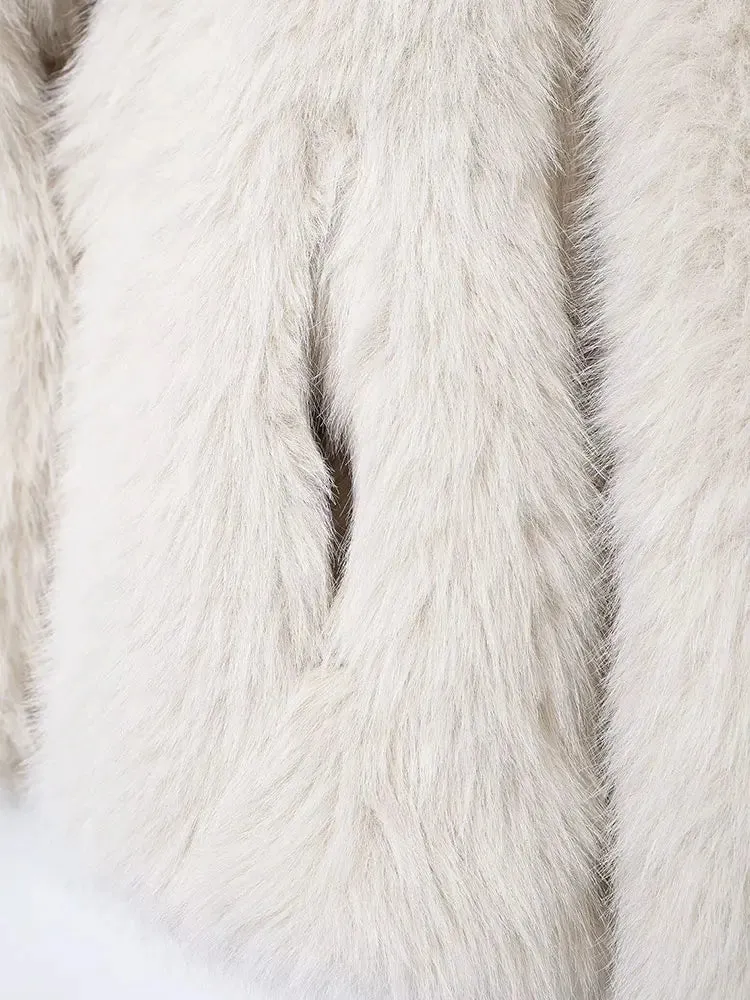 Winter Faux Fur Casual Jackets for Women
