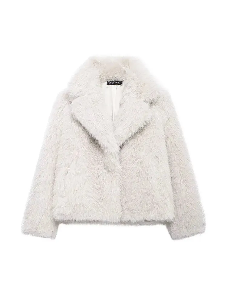 Winter Faux Fur Casual Jackets for Women