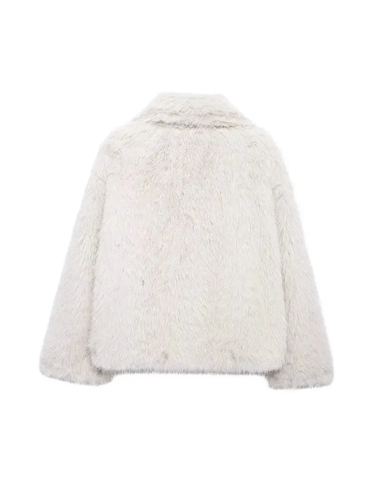 Winter Faux Fur Casual Jackets for Women
