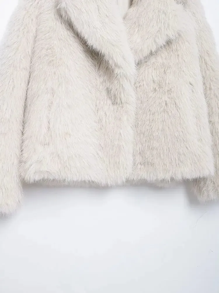 Winter Faux Fur Casual Jackets for Women