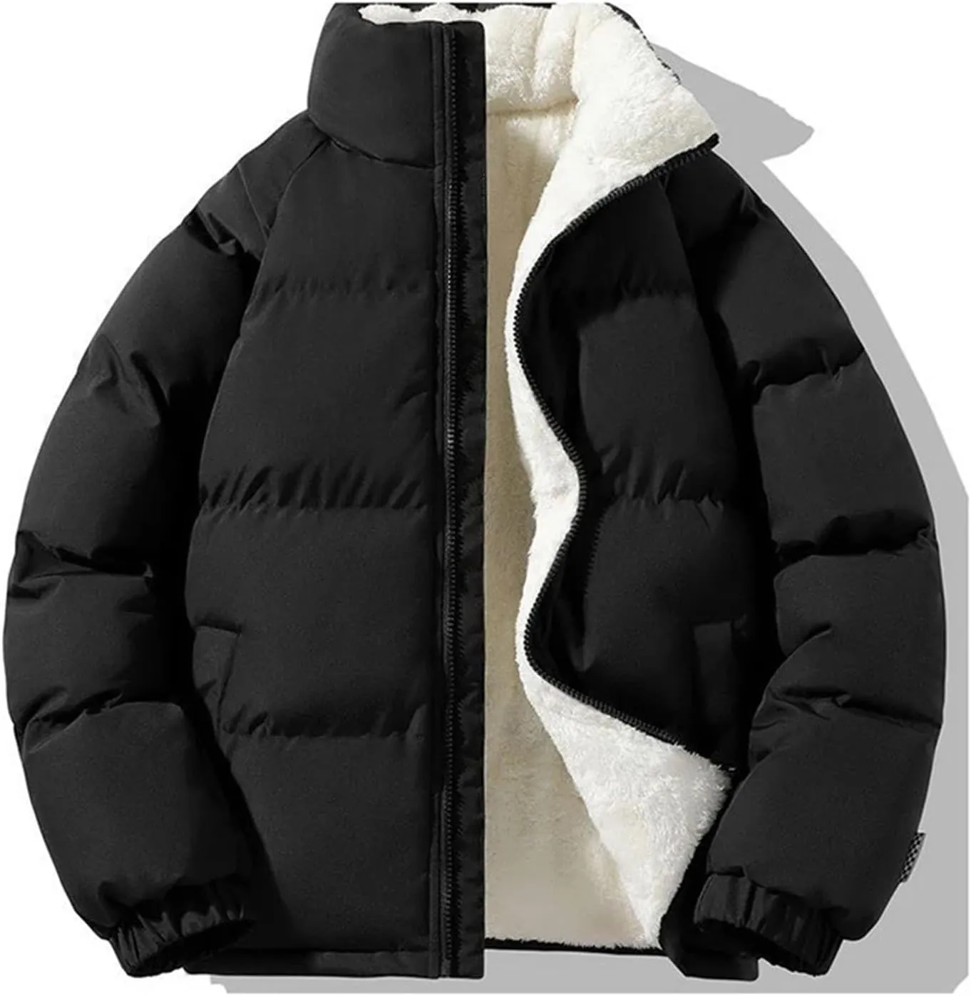 Winter Men's Warm Jacket Male Cotton Thicken Padded Coats Casual Outwear Men Stand Collar Down Thermal coat