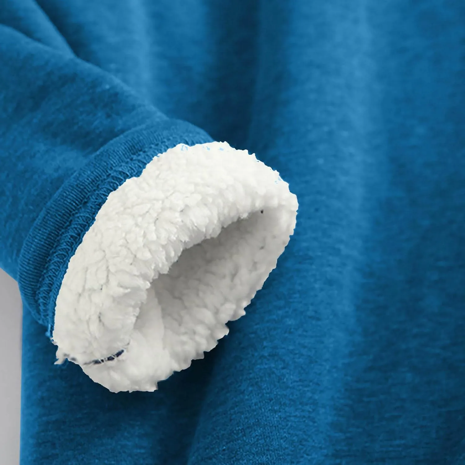 Womens Fleece Crewneck Sweatshirt Sherpa Lined Sweatshirt Thermal Sweatshirt Warm Winter Pullover Sweatshirt